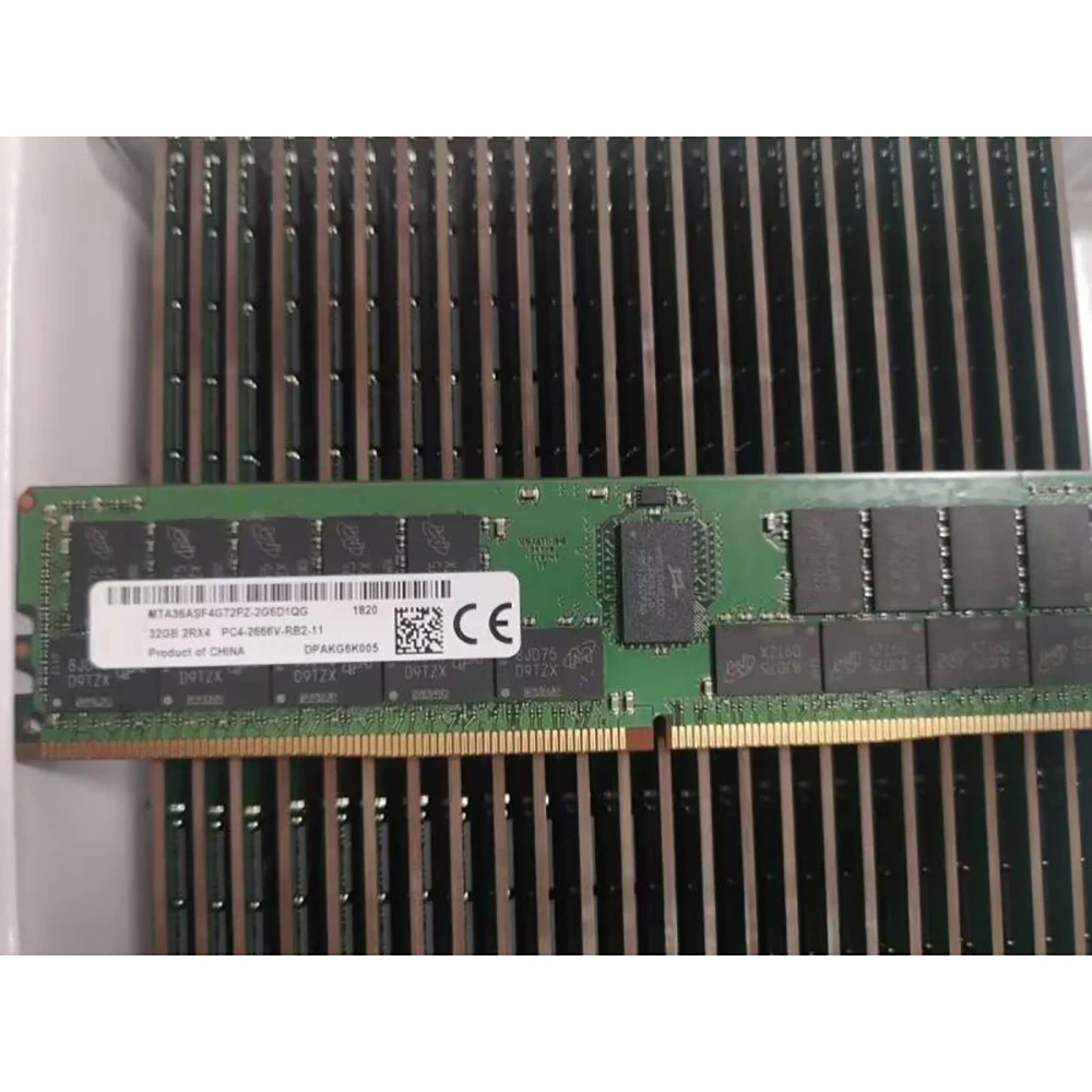 1Pcs RAM For MT 32G 32GB 2RX4 2666 PC4-2666V DDR4 Memory MTA36ASF4G72PZ-2G6D1QG 4 1Pcs RAM For MT 32G 32GB 2RX4 2666 PC4-2666V DDR4 Memory MTA36ASF4G72PZ-2G6D1QG - Image 2
