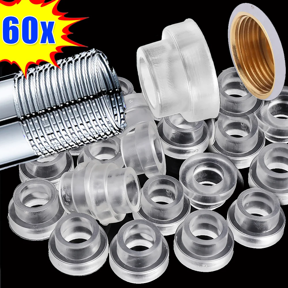 NewSiliconeFaucetLeakproofSealingGasketsUniversalTriangleValve