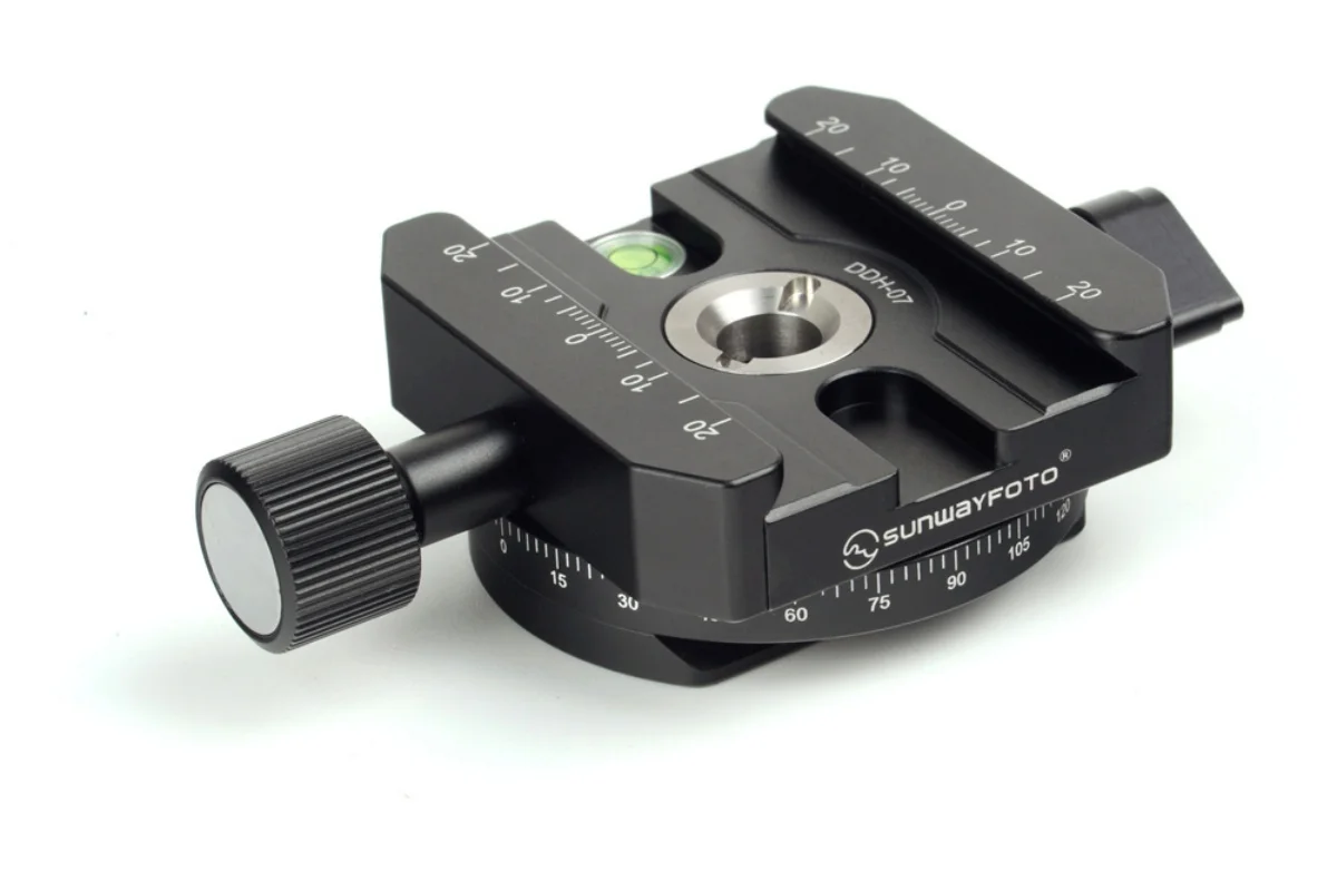 Dispositivo Panoramica Sunwayfoto, Compatibile Con Fotocamere Professionali Come Canon 1Dx, Nikon D4S, D3X, Ecc. Ddh-07