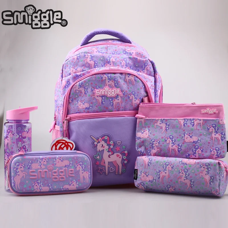 

In Stock Genuine Australia Smiggle School Bag Children Stationery Student Backpack Water Cup Student Gif