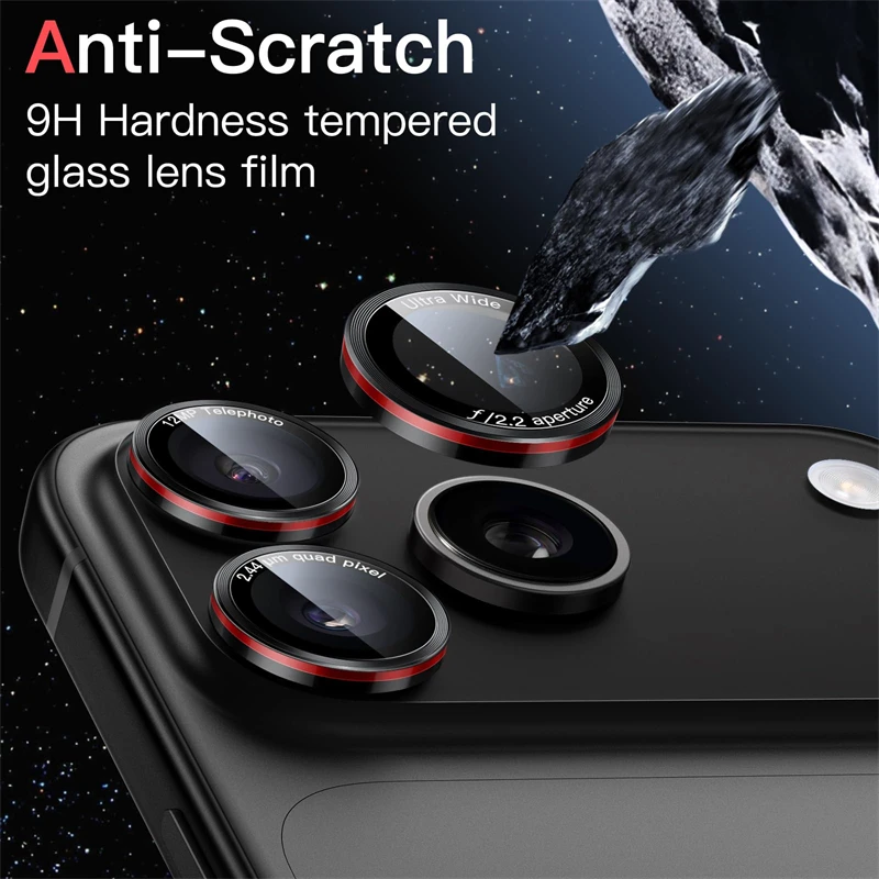 Premium Tempered Glass Camera Lens Screen Protector