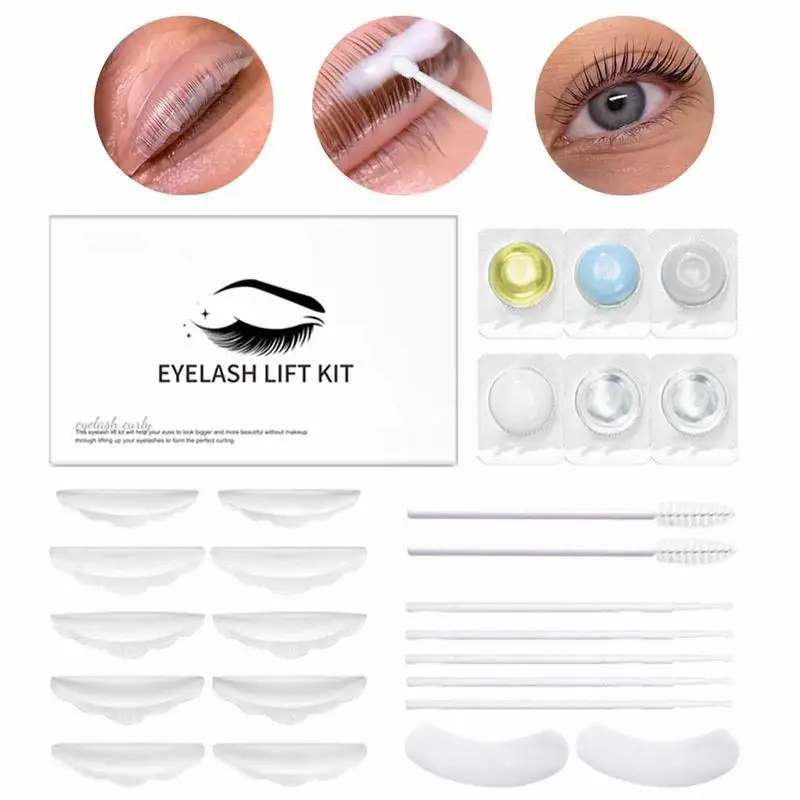 

Lash Lift Kit Professional Treatments Lash Enhancers Fast Lifting Professional Semi Permanent For Salon Includes Eye Shield Pads