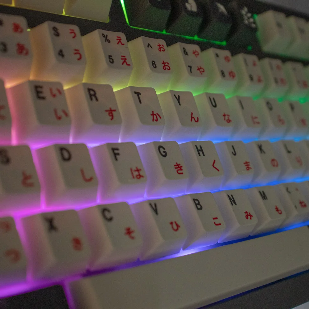 eva striker bingsu pbt keycap cherry perfil