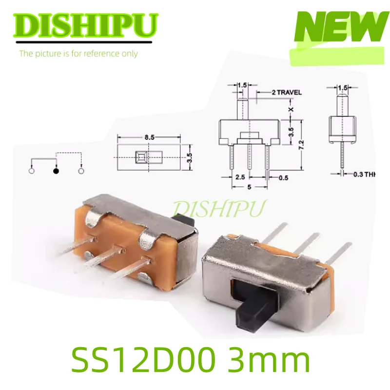 10–30 Stück Kippschalter Ss-23E04G3 G4 (2P3T) (2P2T) Ss12D00 Ss12D10 Ss12D11 Sk13D07V Ss12F15V Ss12D07V Sk01L Sk02Lsk09 Sk09B Sk09 – Detail 30