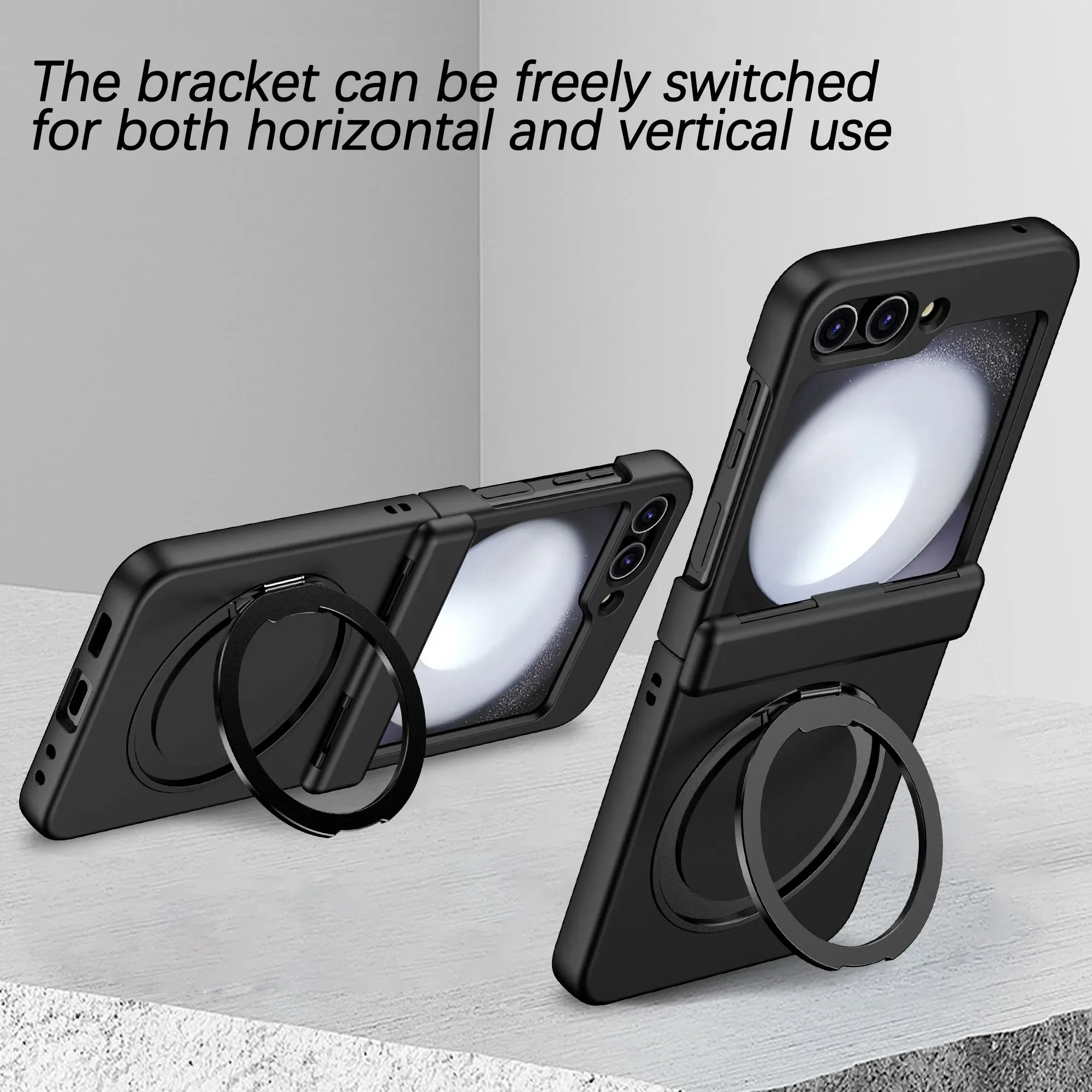 360° Magnetic Metal Phone Case with Magsafe and Hinge Protection