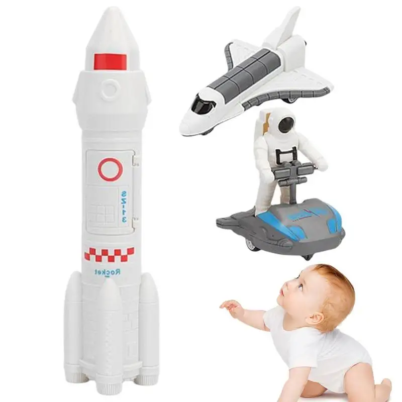 

Space Playset Space Shuttle Rocket Toy Playset Astronaut Venture Space Set Space Rover Shuttle Space Station Birthday Gift