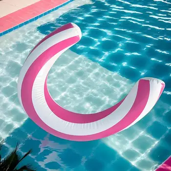 Swimming Pool Noodles Curved Swimming Pool Inflatable Noodles Sport Training Entertainment Chair Interactive For Water Park 4