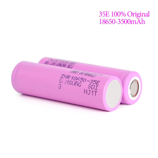 18650 Battery 100% Genuine INR18650-35E 3500mAh 3.7V 20A Rechargeable 18650 Lithium Ion Battery for Toys Power Tools Flashlight