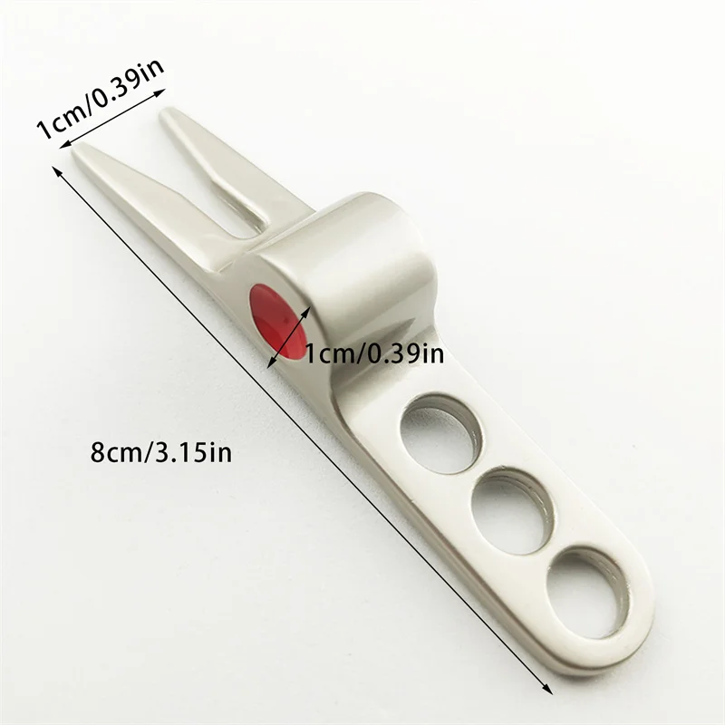 1Pc Golf Green Fork New Whistle Type Repair Fork Zinc Alloy Golf Lawn Available In 2 Colors New Universal