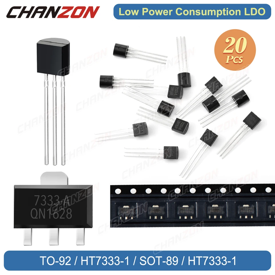 50pcs HT7350A-1 TO-92 LDO Transistors – 7350 Voltage Regulator Chip – HT Brand-1036242