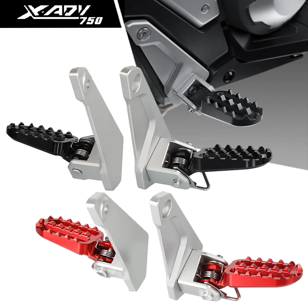 

For HONDA X-ADV X ADV 750 X-ADV750 XADV 750 2021 2022 Scooter Driver off-roading Rear set foot pegs Passenger Footpeg Lowering