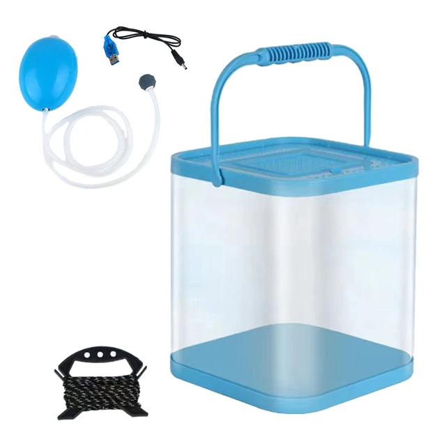 Outdoor Folding Fishing Bucket Live Fish Box Car Wash Bathroom Fishing Bait  Bucket Folding Bucket Fishing Kit With Oxygen Pump - AliExpress