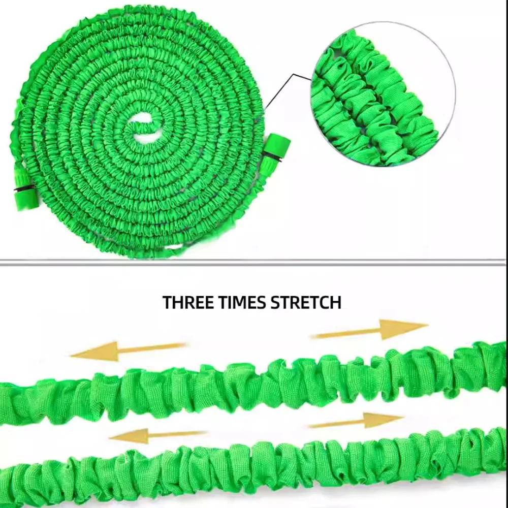 Expandable Magic Hose High-Pressure Car Wash 7 Water Spraying Functions Water Gun Home Garden Watering Hose