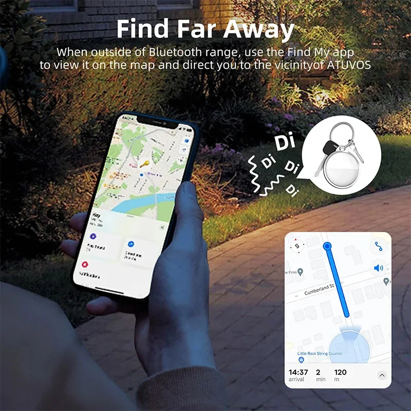Smart Bluetooth Mini GPS Tracker for Lost Items