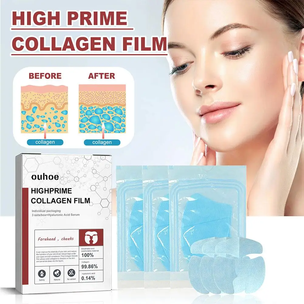 

Collagen Film Paper Soluble Facial Mask Cloth Anti-Aging Water Face Filler Full Collagen Fiming Lifting Face Skin Care