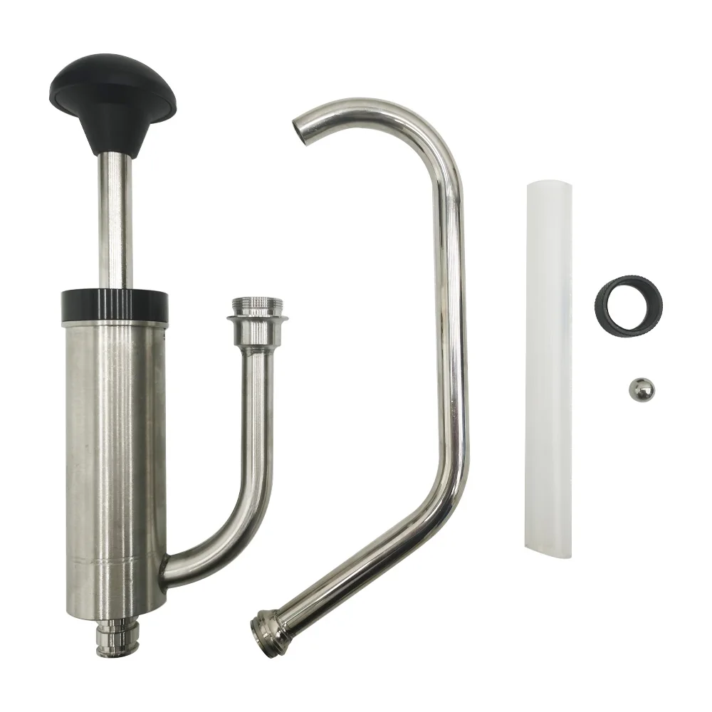 Stainless Steel Sauce Dispenser Pump Commercial Condiment Squeeze Ketchup Pressure Cooking Pump Dispenser High Quality