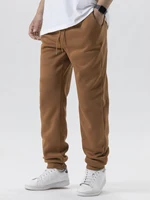 Pantalons décontractés pour hommes automne hiver pantalons de survêtement en polaire hommes Joggers taille élastique Sport pantalons décontractés Baggy Fitness vêtements de Sport 4