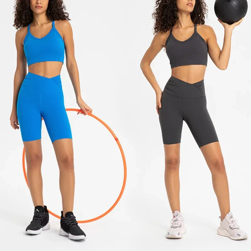 Solid Color Yoga Tight Sports Bras For Women Women's Fitness Zipper Bra Sportswear Woman Gym Training Female Crop Tops