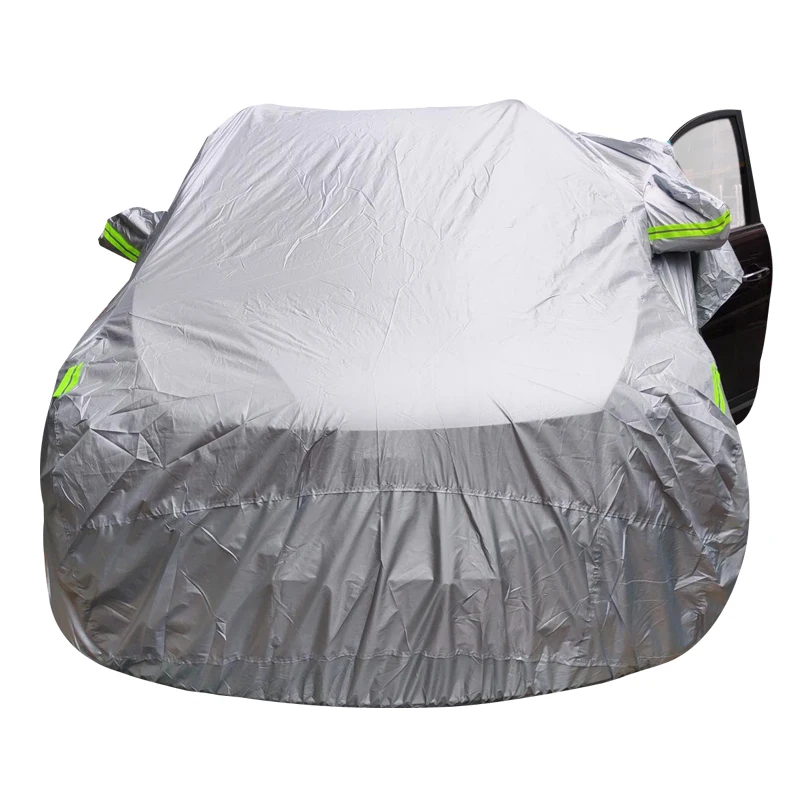 Waterproof Car Cover Silver SUV Sedan Outdoor Sun Protection