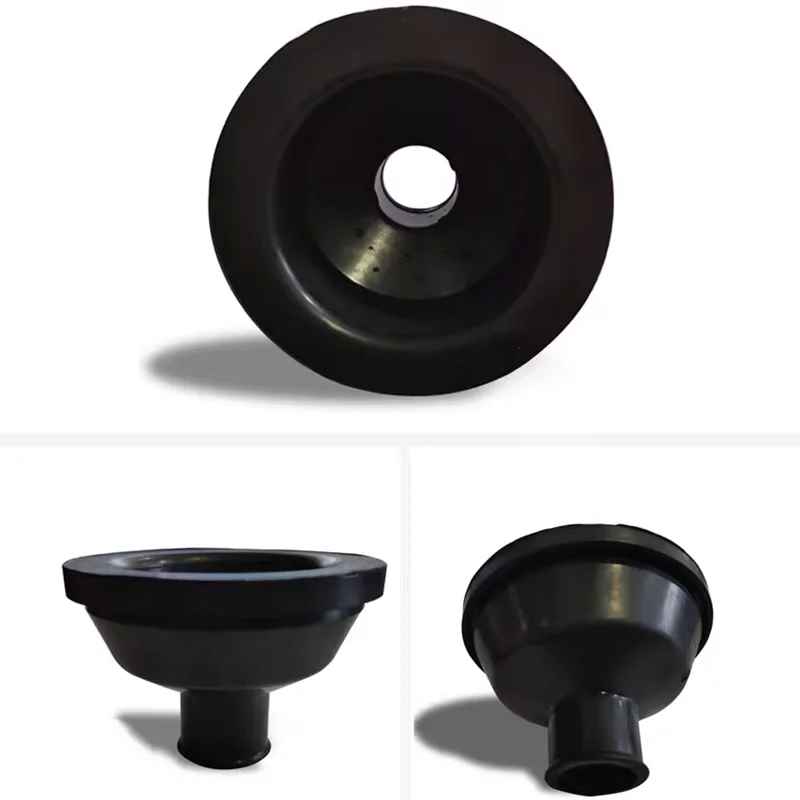 5Pcs Sheet Metal Aperture 58x3.0mm Black Dust-proof Rubber Sheath of Automobile Wire Harness