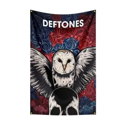 Deftones Band Polyester Banner - 3x5 Ft Digital Print Wall Art with Brass Grommets - 120 x 180cm (ZH3321)