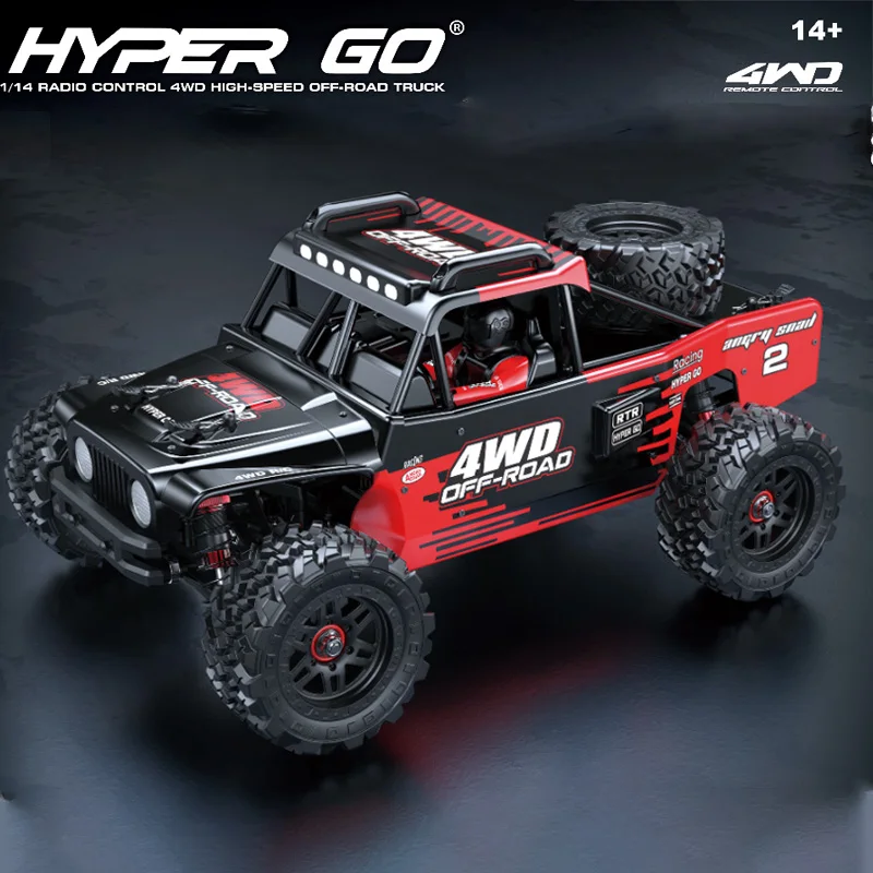 Mjx Hyper Go New Rc Car 4X4 Off Road 14209 Brushless Remote Control Truck 55 Km/H Veicolo Da Drift Ad Alta Velocità Rc Auto Per Adulti