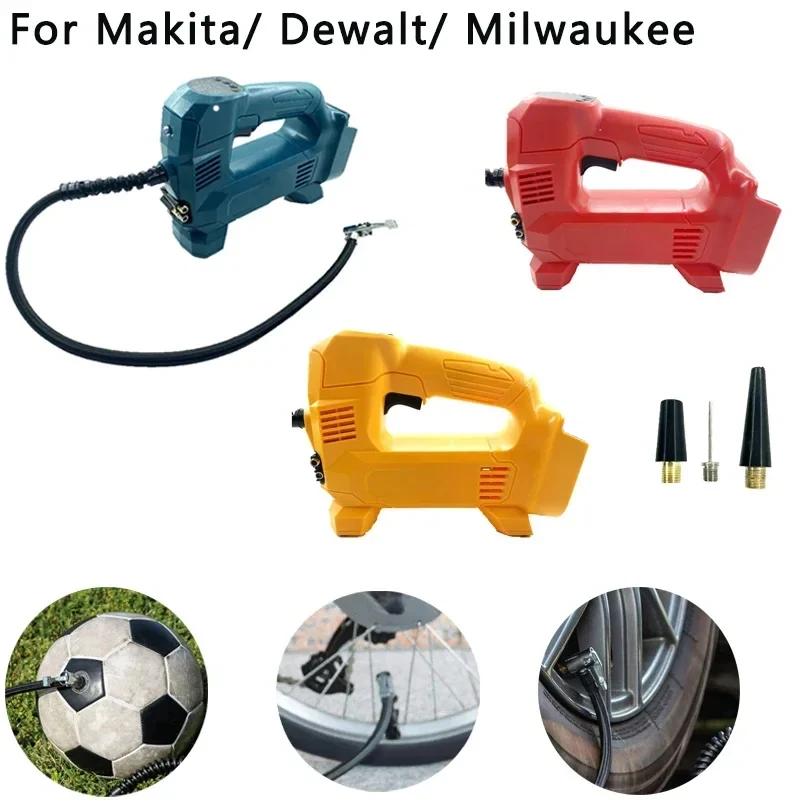 Zwincky Per Makita/Dewalt /Milwaukee 18-20V Batteria Cordless Gonfiatore Per Pneumatici Per Auto Compressore D'Aria Portatile Pompa D'Aria Elettrica D