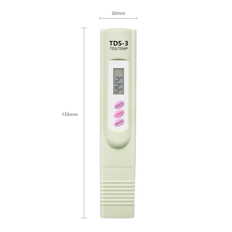 Handheld TDS Digital Water Tester Water Test Pen Quality Analysis Meter Purity Check 0-9999 Ppm Measurement