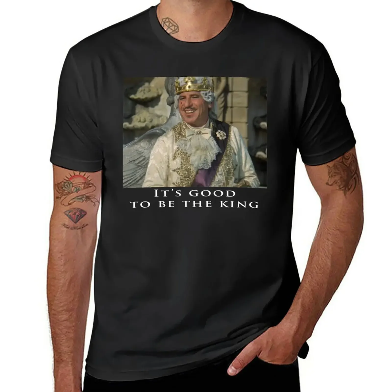 

It's Good to be the King - Mel Brooks T-Shirt sports fans funnys mens big and tall t shirts