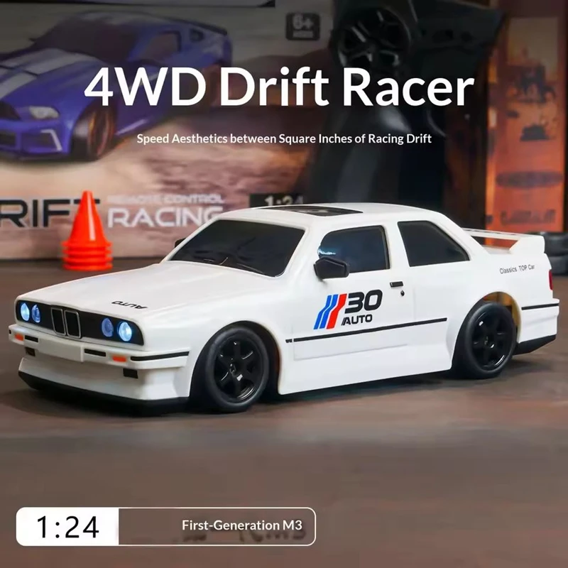 1:24 RC Drift Car – 4WD Remote Control Racing Vehicle with LED Lights, High-Speed Rechargeable Sports Car Toy for Kids & Adults 6