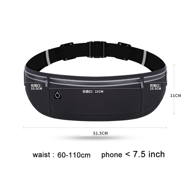 Sports Fanny Pack Women Waist Running Bag Men Belt Bag Waterproof Gym Bag Phone Pouch Running Accessories 5