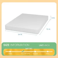 8 inch Memory Foam Mattress Cooling Gel Green Tea Infused Mattress,Fiberglass Free,CertiPUR-US Certified,Cooler Sleep Supportiv 2