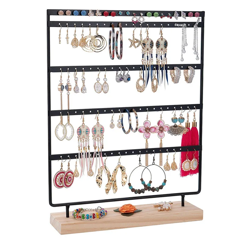 Earring Display Stand,Earrings Holder Organizer and Earring Tree 100  Holes,5 Tier Jewelry Organizer rack of Storing for Girls - AliExpress