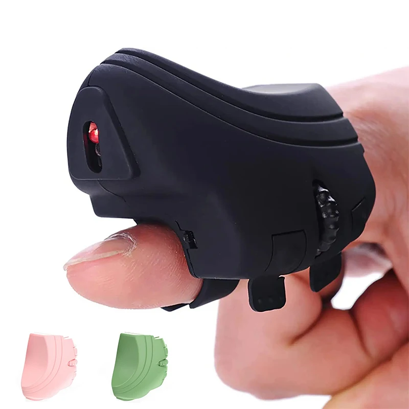 

2.4Ghz Finger Silent Wireless Mouse Wireless Finger Mouse Mini USB Mice Rechargeable Pocket Ring Mouse For PC Laptop Computer