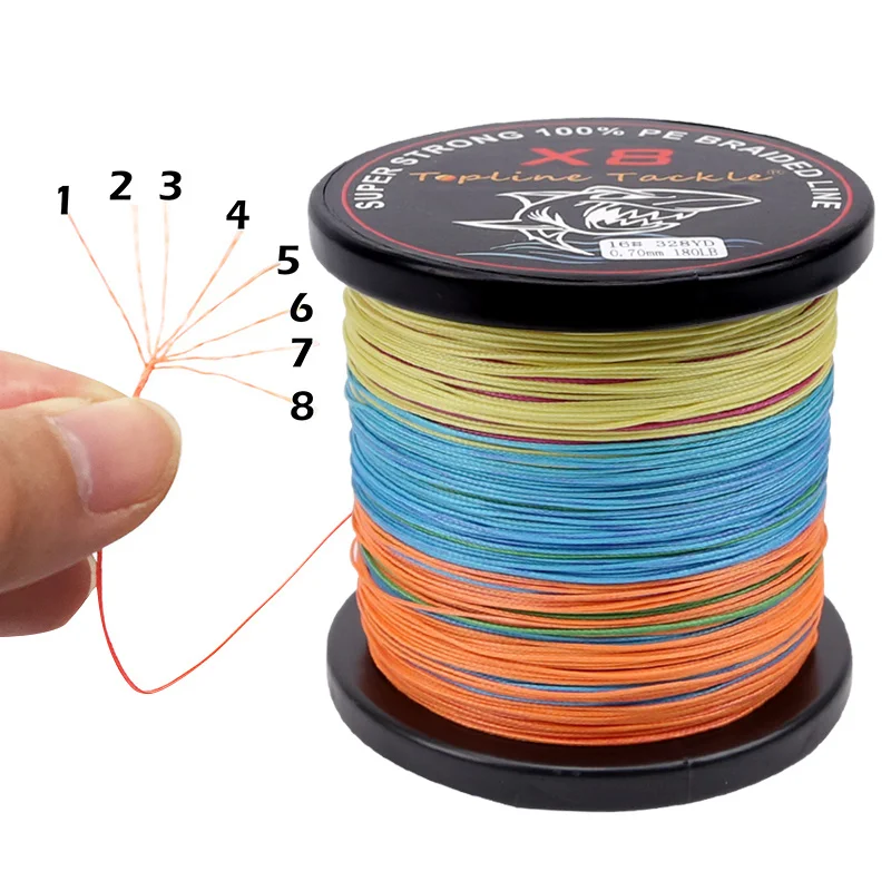 8 Strands Braided PE Fishing Line 300M Fly Wire Multifilament Carp Wire  Japan Multicolor Tool Sea Line Super Strong Pesca - AliExpress