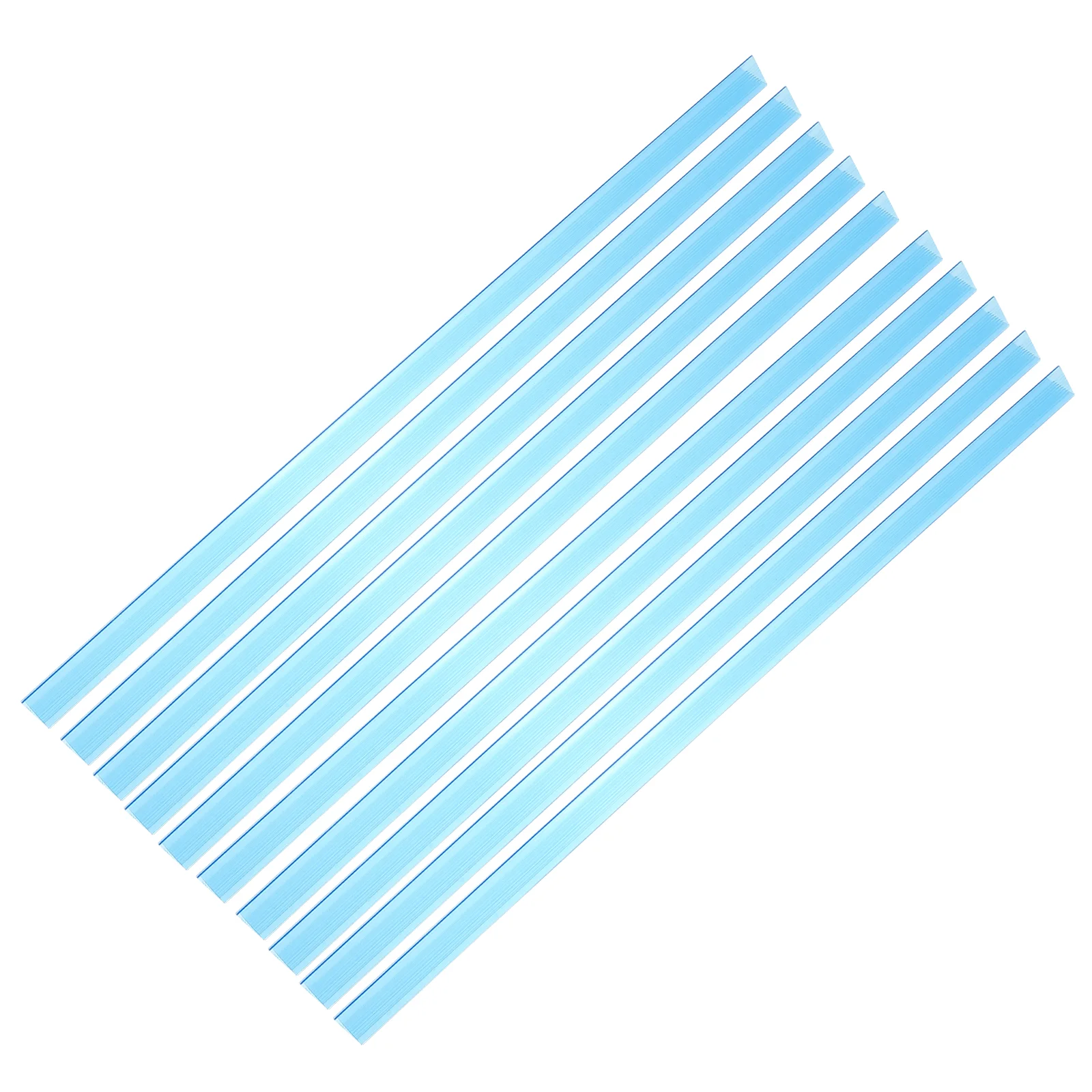 

Sliding Bar 10pcs Transparent Small Rod 10 Blue Folders Book Binding Materials