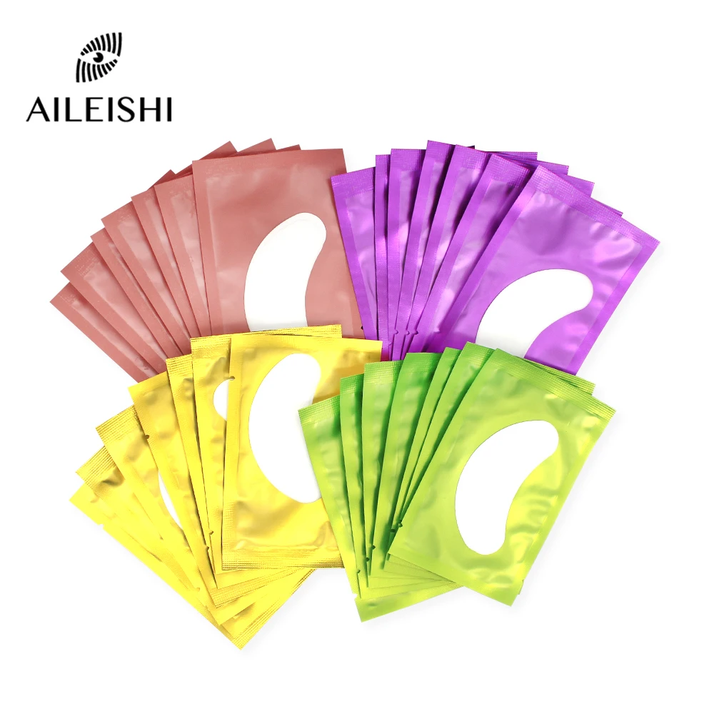 20/50/100 Stück Augenpads für Wimpernverlängerung, Unter-Augen-Pads, Make-up-Wimpernpads, Spitzenaufkleber, Pads für Wimpernverlängerung und Make-up – Detail 3