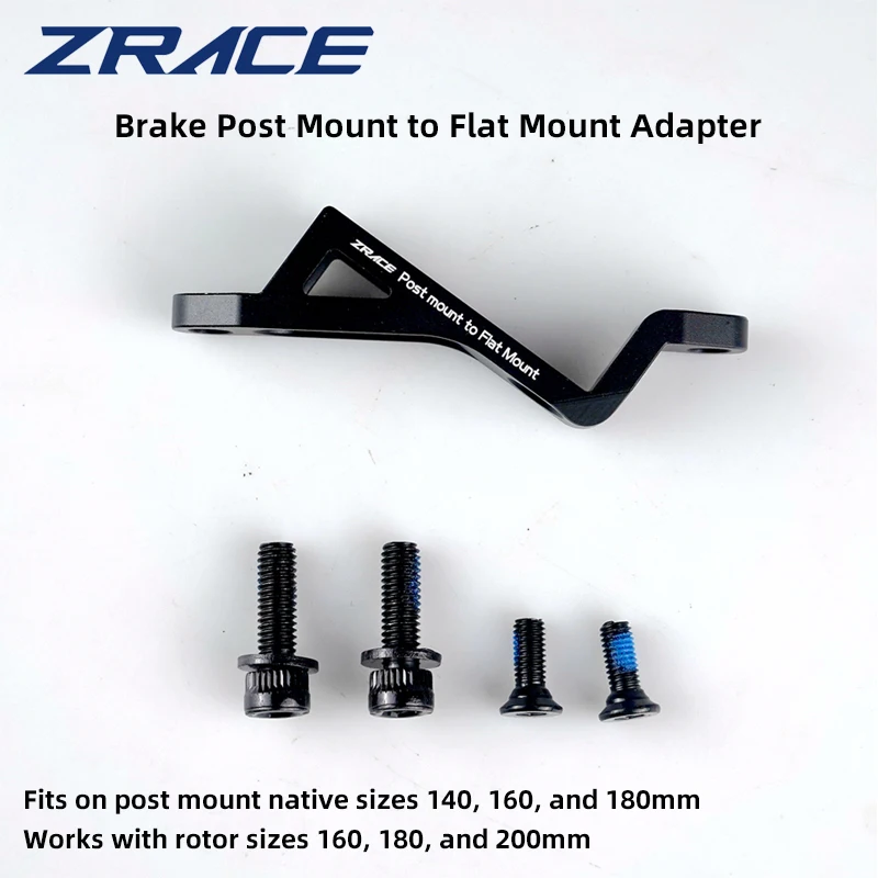 ZRACEBrakeAdapterMtb140160180mmPostMountToFlatMountBrake