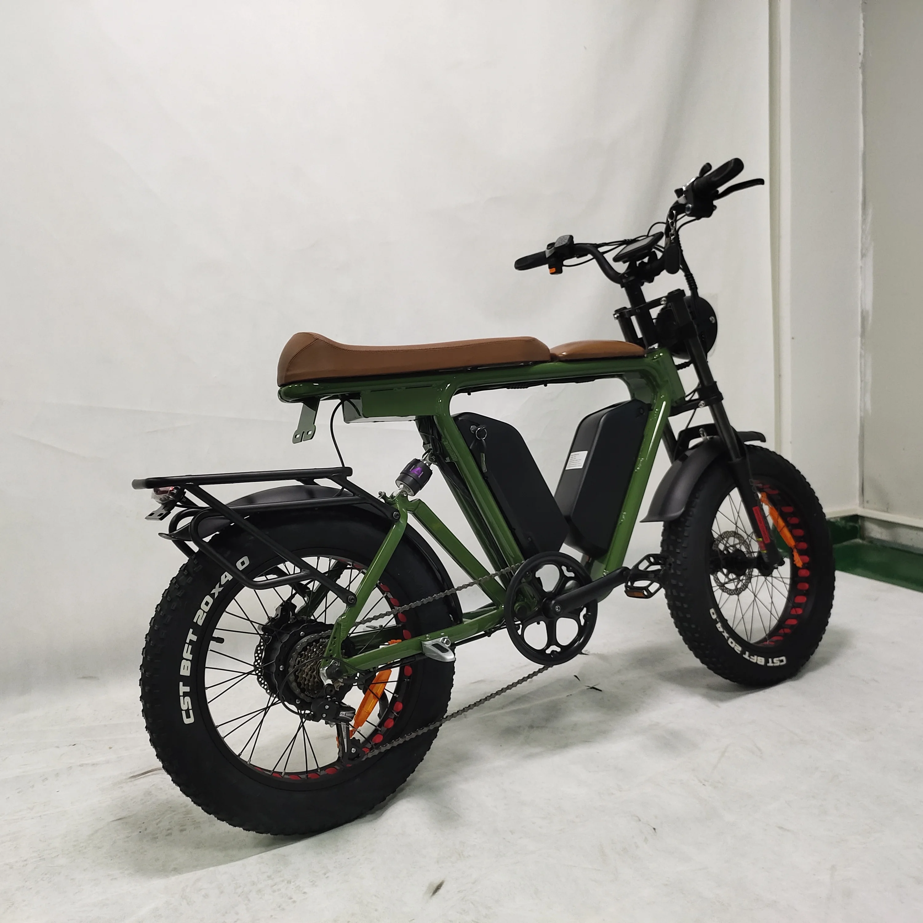 Fat Tire Electric Bike 22ah*2 S-amsung Battery 48v 1000w Motor For Adults 34mph Ebike Bicycle