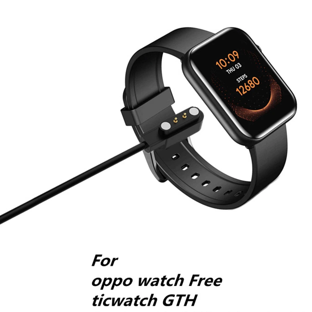 

Charger Cable For oppo watch Free/ticwatch GTH Stand Dock Bracket For Realme Tech Life Watch USB Charging Adapter Cables