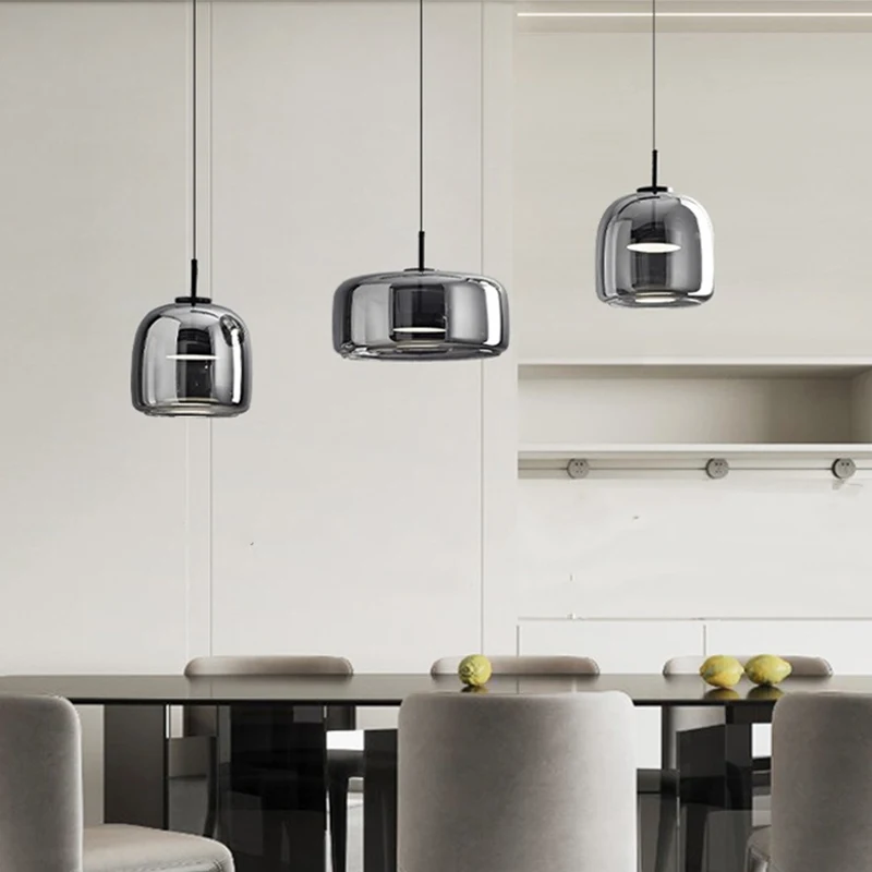 

Nordic Glass Pendant Light Luxury LED Hanging Lamp for Bedroom Modern Decor Suspension Luminaire Fixtures