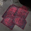 Set of Bohemian Style Floor Mat Universal Size Car Foot Mat American Retro Rugs for Bedroom Home Anti-slip Soft Rug 1