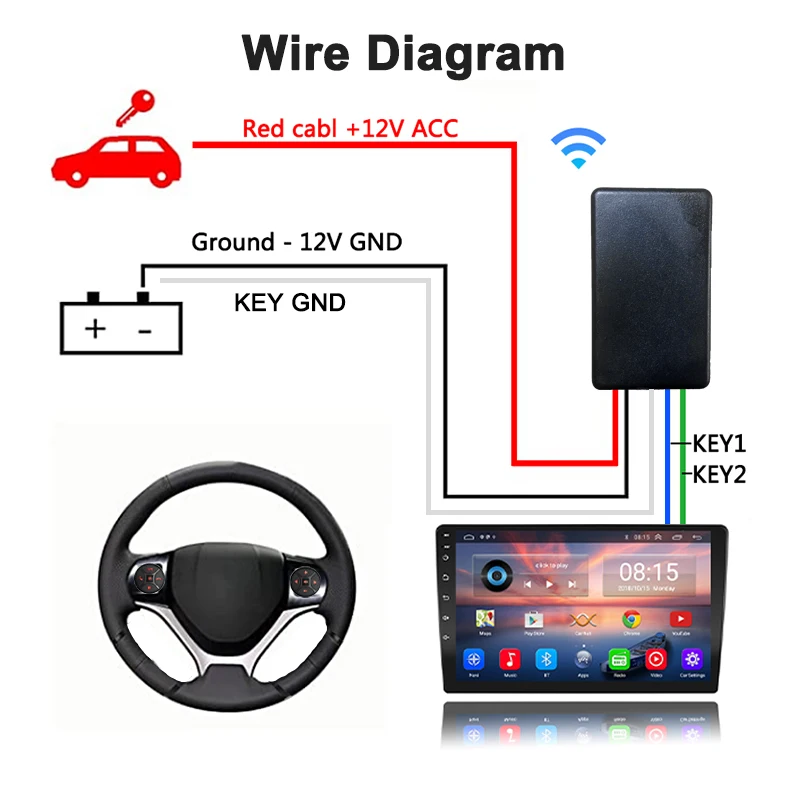 Wireless Steering Wheel Control 5