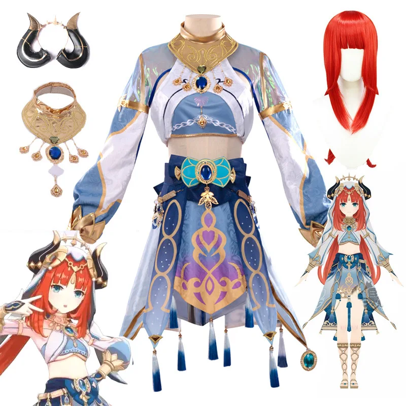 

Genshin Impact Nilou Sumeru Hydro Role-playing Women's Dress Girl's Dress Halloween Costume Adult Carnival Costume Anime Costume