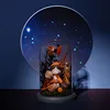 15*30cm Higher Glass Dome Vase Home Decoration EVA Grey Blue Base Transparent Cover DIY Friend Favor Gift Wedding Live Prop 3