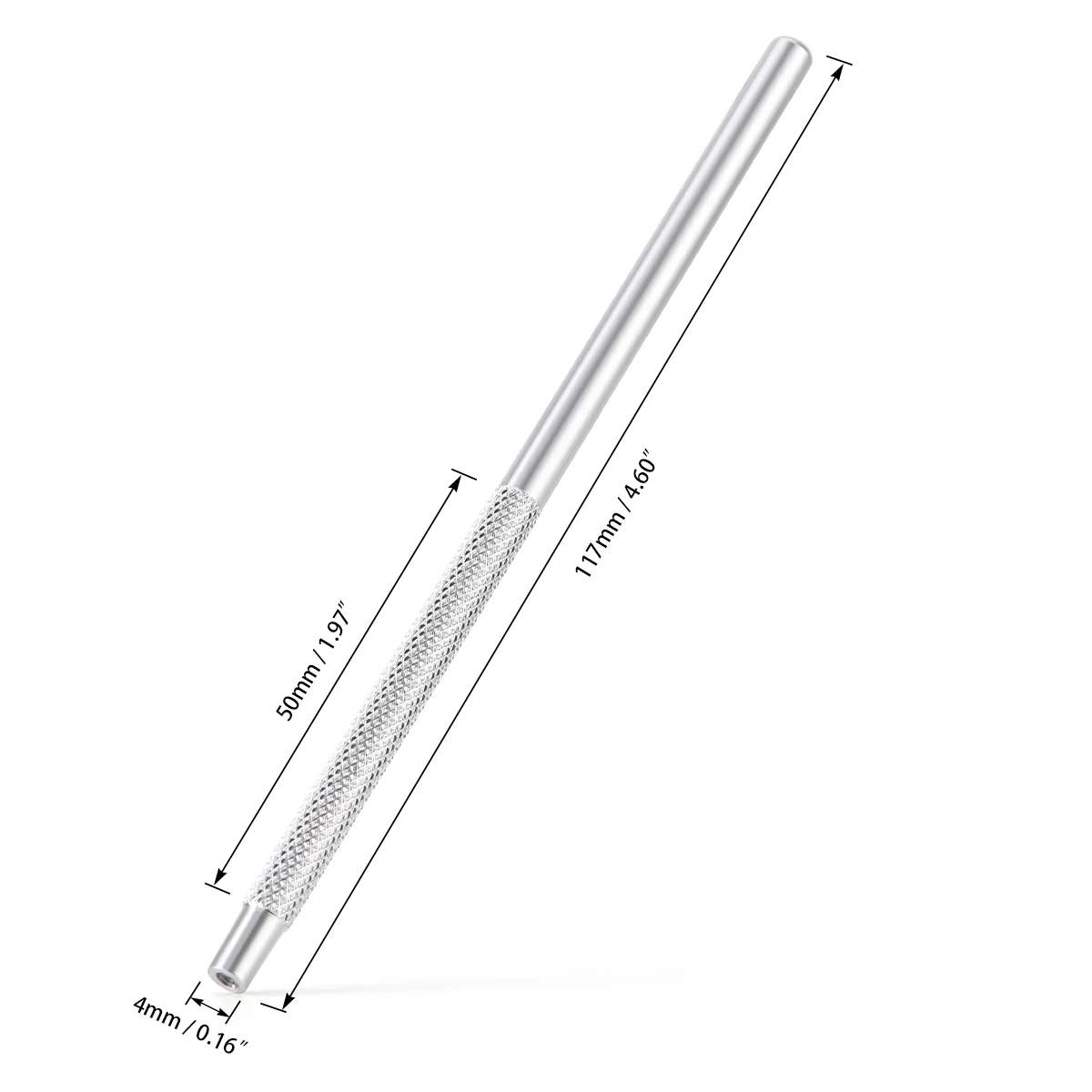 10PCS AZDENTEdelstahl Dental Mund Spiegel Griff Reflektor Odontoskop Griff Überprüfung Oral Spiegel Griff Dental Werkzeuge – Detail 9