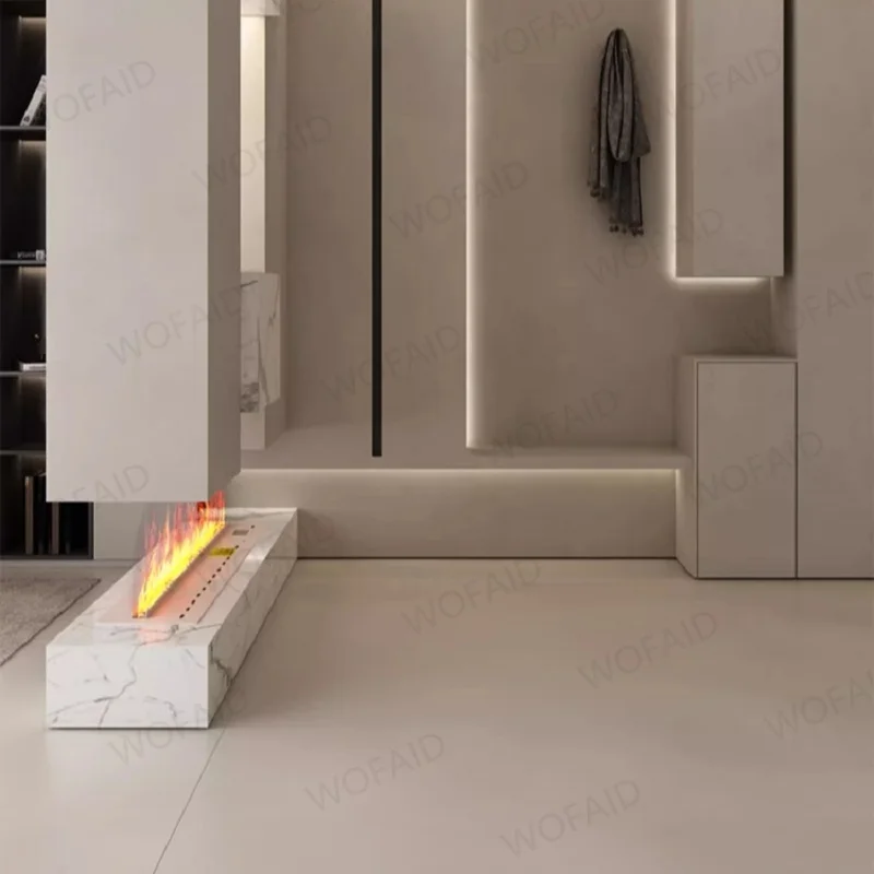 3d Automizing Water Vapor Electric Fireplace Artificial Fire Flame Living Room Decoration Fireplace