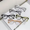Blue Light Blocking Short-sight Glasses Unisex Women Men's Cat Eye Frame Photochromic Minus Diopter Prescription Myopia Eyewear 2