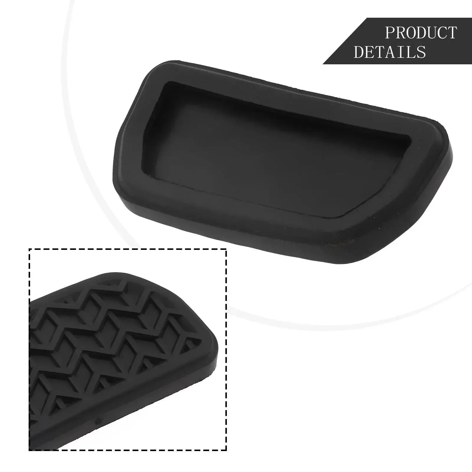 Brake Pedal Pad Replacement Wear-resistant 4712152010 Anti-corrosion Black For Toyota Pedal Pad Convenient New
