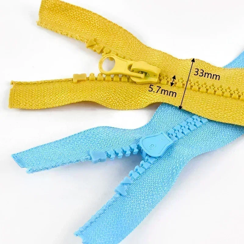 3피스 미터 40-120cm 5    재킷에 대 한 수 지 지퍼 오픈 엔드 자동 잠금 우편 DIY 의류 바느질 지퍼 가방 코트 지퍼 액세서리